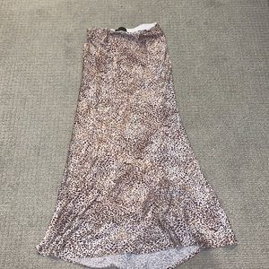 Urban Outfitters cheetah midi skirt